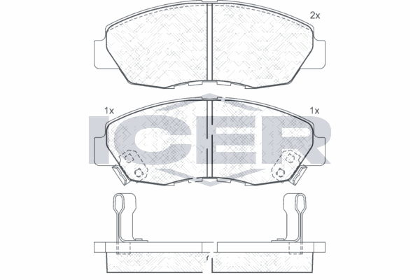 Fren Disk Balata Ön OTOZONE FDO9135-R