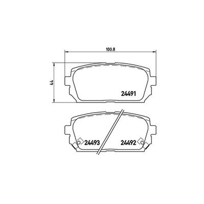 Fren Disk Balata Arka Kia Carens (UN)(2007->)  MAGNETI MARELLI 363700430040
