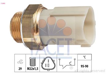 Hararet Müşürü  FACET 7.5262  1J0959481 1J0 959 481 6X0959481 6X0 959 481