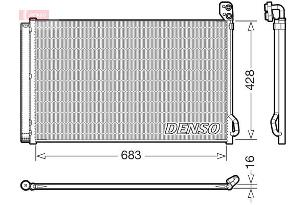 Klima Radyatörü  DENSO DCN99083