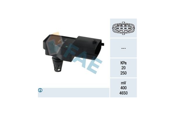 MAP Sensörü  Fiat Ducato Maxi P.Van, Yüksek Tavan 40 (09.2006->)  FAE 15044