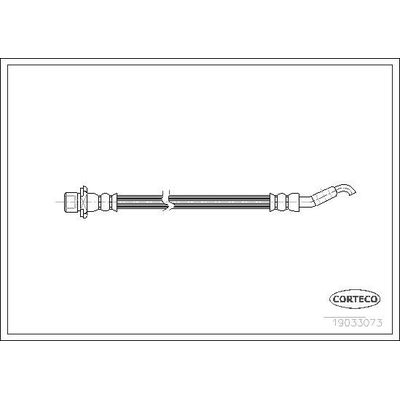 Fren Hortumu Arka Sağ veya Sol Toyota Celica (T23)(2000->)  CORTECO 19033073