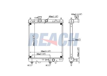 Su Radyatörü  RADISEN RR 687141  2146042B00 21460-42B00