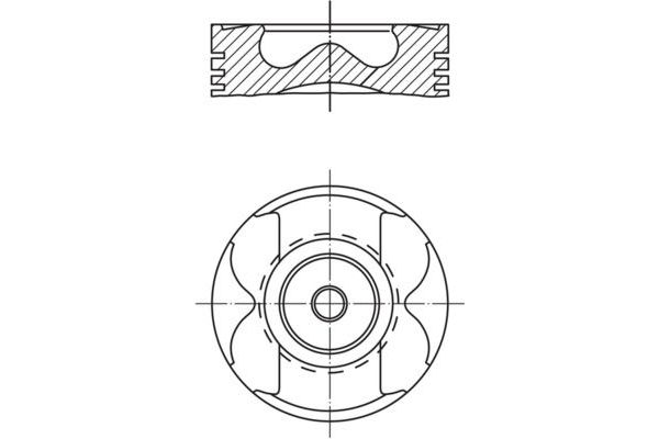 Piston (83.00MM-STD)   MAHLE 001 PI 00177 000