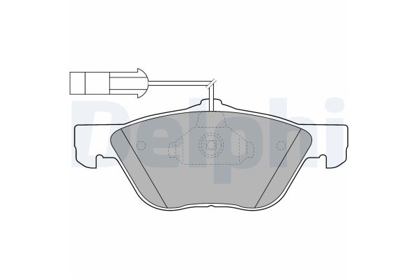 Fren Disk Balata Ön Fiat Coupe (175)(1994->)  DELPHI LP1537