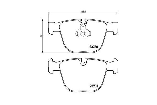 Fren Disk Balata Arka BMW M6 Serisi Cabrio (E64)(2006->)  MAGNETI MARELLI 363700406026