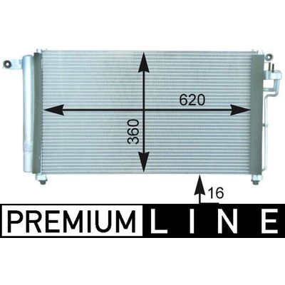 Klima Radyatörü  Kia Rio (JB)(2005->)  MAHLE AC 433 000P