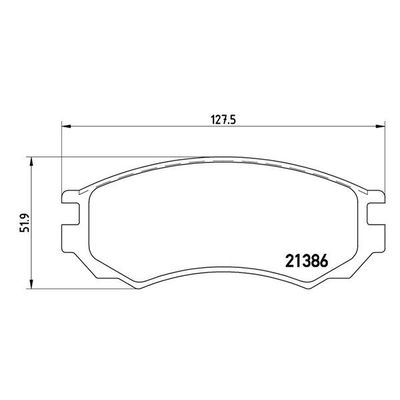 Fren Disk Balata Ön Nissan Almera (N15)(07.1995->)  MAGNETI MARELLI 363700456028