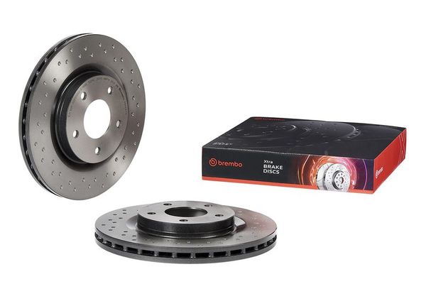 Fren Disk Ayna Ön Sağ ve Sol Dodge Caliber (PM)(2006->)  BREMBO 09.A637.1X