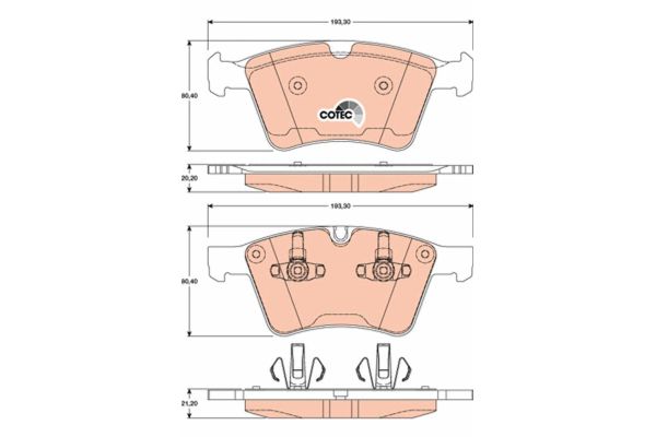 Fren Disk Balata Ön KALE BALATA 24151 203 05 MSH
