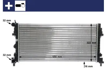 Su Radyatörü  MAHLE CR 2081 000S  253101E001 6R0121253A