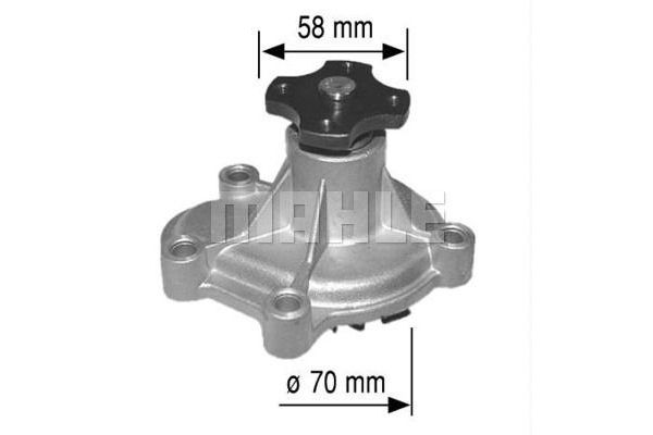 Devirdaim Su Pompası  Opel Vectra B 4/5 Kapı (1995->)  MAHLE CP 176 000S