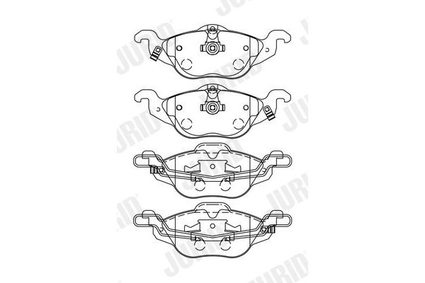 Fren Disk Balata Ön JURID 571968J