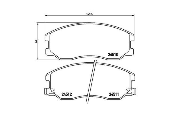Fren Disk Balata Ön Chevrolet Captiva (2006->)  MAGNETI MARELLI 363700410003