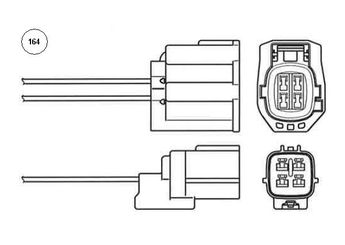 Oksijen (Lambda) Sensörü  NGK 95845  LFBL188G1C LFBL-18-8G1C