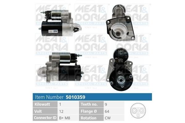 Marş Dinamosu  Fiat Doblo (119) Panorama (08.2005->)  FORD ORJINAL BS5111000CA