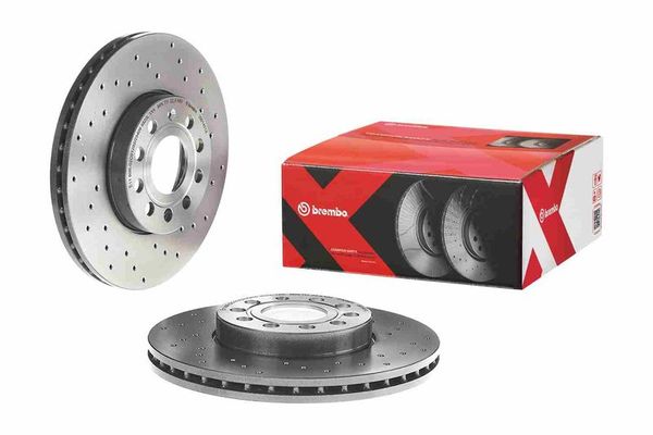 Fren Disk Ayna Ön Sağ ve Sol Volkswagen Caddy Van (SA)(03.2015->2020)  BREMBO 09.9145.1X