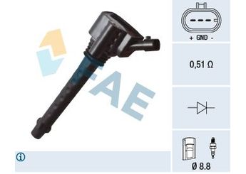 Ateşleme Bobini  DELPHI GN10528-12B1  55213613 55209603 55224494 55268859 1208107 1 208 107 46337753 55263742 55270223 55279421