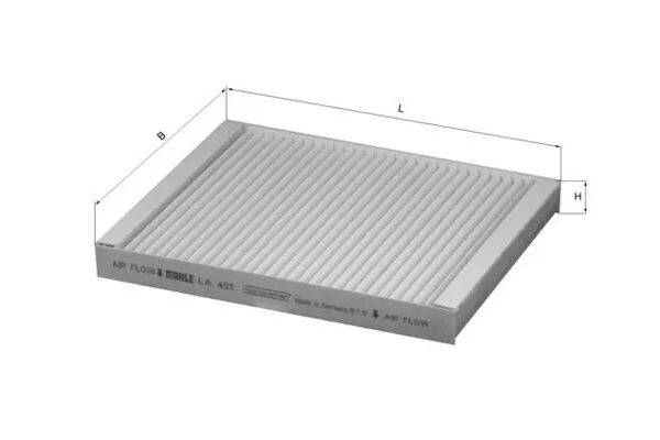 Polen Filtresi  Hyundai Elantra (XD)(2000->)  MAHLE LA 401