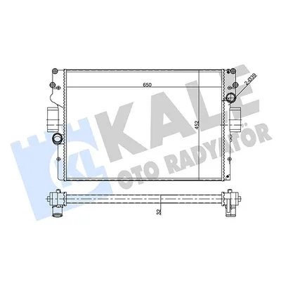 Su Radyatörü  MINI Clubvan (R55)(2012->2015)  KALE 356410