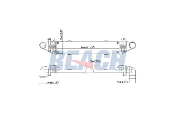 Turbo Radyatörü  Mercedes C -Serisi Estate (BM 204)(09.2007->)  VEKA 42-2805