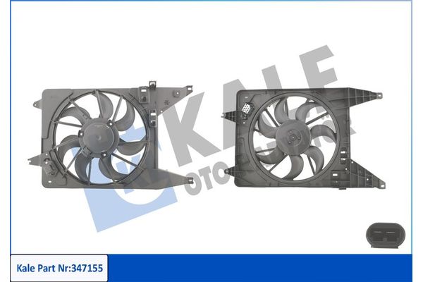 Radyatör Fan ve Motoru  KALE 347155