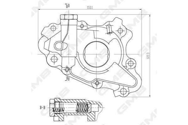 Yağ Pompası  Toyota Corolla Verso (R1)(2004->)  GMB GOAS-130A