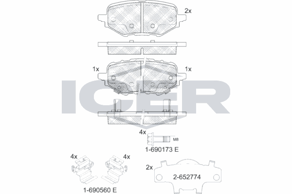 Fren Disk Balata Ön Honda ZR-V (07.2023->)  BLUE PRINT ADBP420210