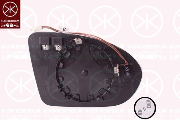 Ayna Camı Dış Sağ OPEL ORJINAL 13484828