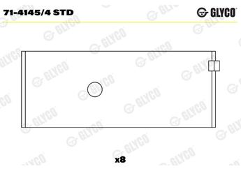 Kol Yatak (STD)  ŞAHİN 4274STD  1304154012 130415401201 130415401202 1304154010 13041-54010 1304154011 13041-54011 13041-54012 1320254010 13202-54010