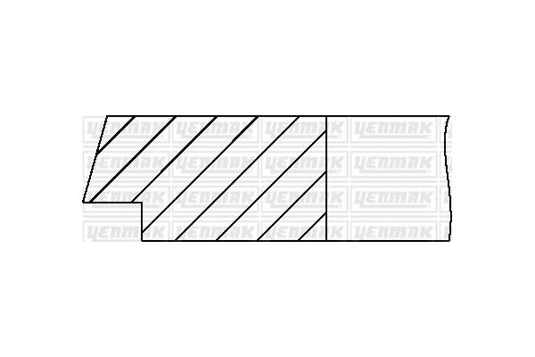 Segman (75.00MM-STD)  YENMAK 91-09011-000