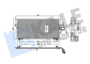 Klima Radyatörü  KALE 345775  MR218428