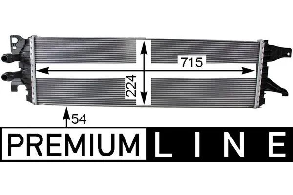 Su Radyatörü  Volkswagen T6.1 Transporter P.Van (SH)(07.2019->2024)  MAHLE CIR 8 000P