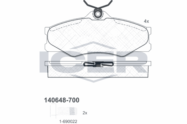 Fren Disk Balata Ön Volkswagen Typ 2 T3 Transporter Kamyonet Çift Kabin (01.1979->2012)  AYD 60542B