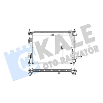Su Radyatörü  Hyundai Accent Blue (SB)(08.2011->)  KALE 354275