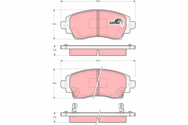 Fren Disk Balata Ön Toyota Corolla (E11)(2000->)  AYD 60497A