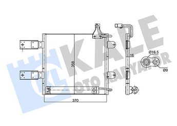 Klima Radyatörü  KALE 350715  6X0820413 6E0820413 6X0.820.413 6X0820411