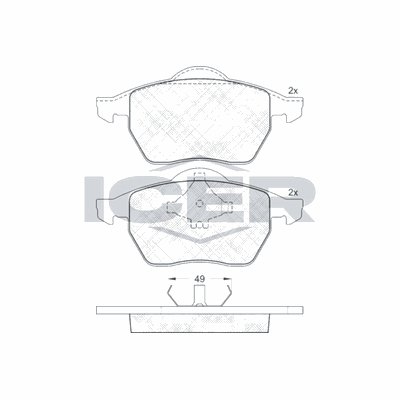 Fren Disk Balata Ön Ford Galaxy (VX)(06.1995->)  OTOZONE FDO3075-R