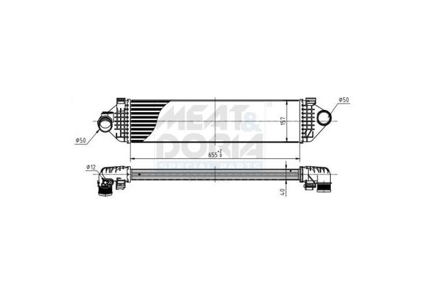 Turbo Radyatörü  Volvo V70 S.Wagon [Combi] (04.2007->)  ORİS IFR010040