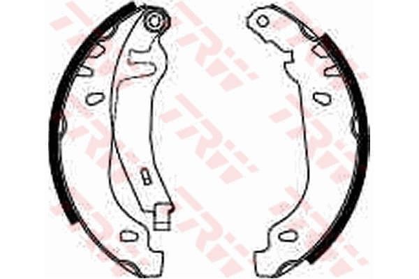 Fren Pabuçlu Balata Arka Peugeot 306 Cabriolet (S2)(04.1997->)  TRW GS8531