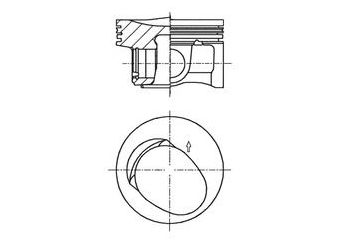 Piston (71.00MM-0.50)  GOETZE 87-72150-050  3F107065F 03F 107 065 F 3F107065G 03F 107 065 G 3F107065A 03F107065A 3F107065D 03F107065D 03F107065F