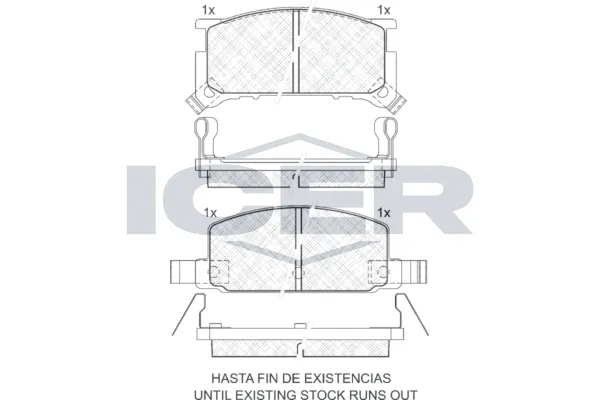 Fren Disk Balata Ön BENDIX 572172B