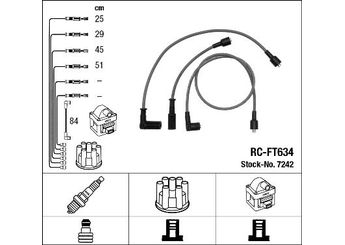 Buji Kablosu  NGK 7242  