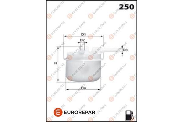 Yakıt Filtresi  Toyota Starlet (P7)(1984->)  EUROREPAR E145058