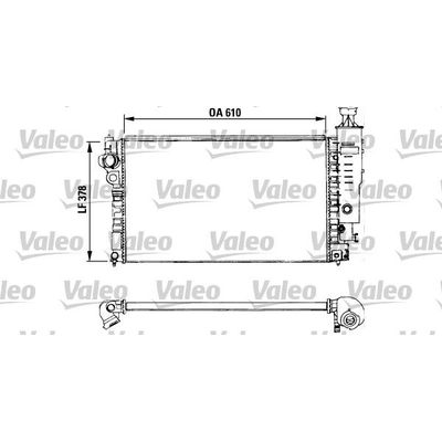 Su Radyatörü  Peugeot 405 S.Wagon (09.1987->)  VALEO 730577