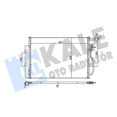 Klima Radyatörü  KALE 343305