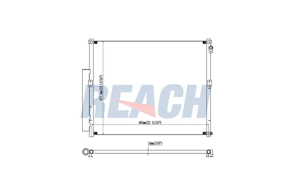 Klima Radyatörü  Toyota Land Cruiser (J12)(2003->)  KRAFTVOLL 08060187