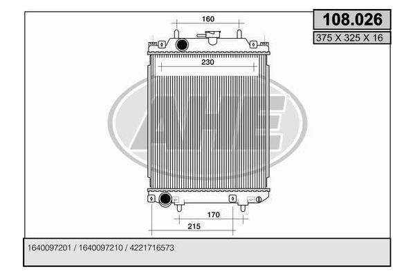Su Radyatörü  RADISEN RR 61740-B
