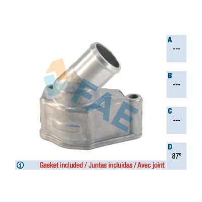 Termostat 87 °C  Daewoo Evanda (2003->)  MAGNETI MARELLI 359001200900