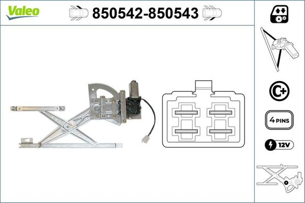 Cam Krikosu Ön Sağ veya Sol MG Rover MG ZS (2001->)  VALEO 850542